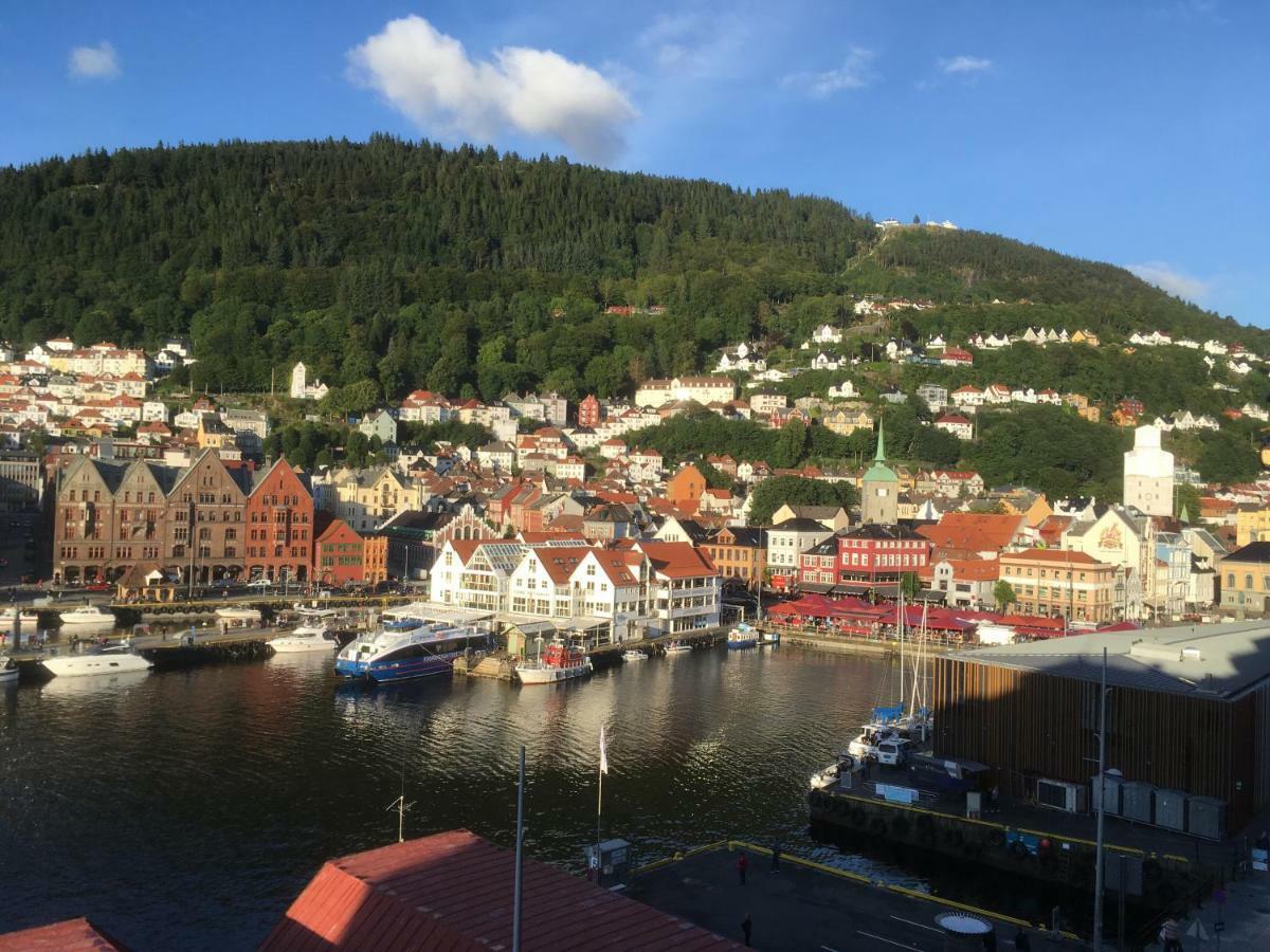Apartment With Beautiful View To Bryggen Bergen Exterior foto